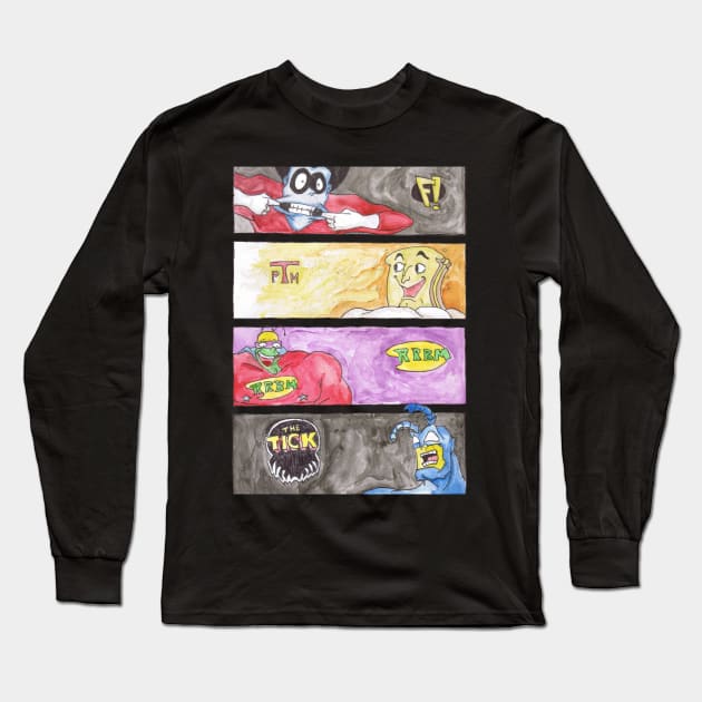 Heros Long Sleeve T-Shirt by VintageGrim